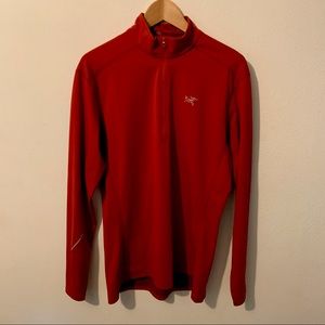 ArcTeryx 1/4 Zip Mock Neck Shirt Jacket Sz L